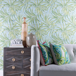 tropical wallpaper banana leaf design