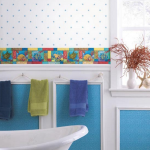 bathroom wallpaper children ocean animals