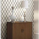 black and white wallpaper geometric pattern