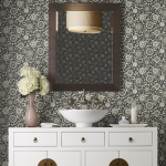 wallpaper for bathrooms charcoal