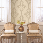 Off-White-Traditonal-Harlequin-Damask-Brewster-by-Total-Wallcovering