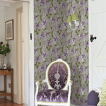 purple flower tropical wallpaper