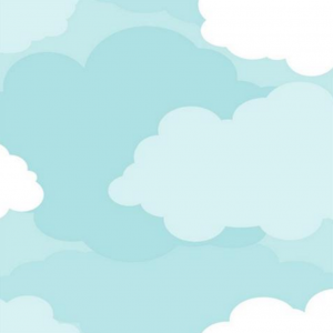 cloud wallpaper nursery inspiration