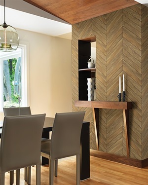 Parisian Wheat Parquet Wallpaper