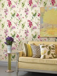 2605-21627 Henrietta Watercolor Floral Wallpaper