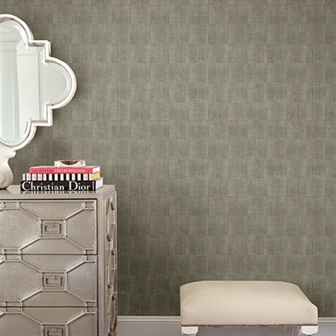Larue Blue Block Wallpaper