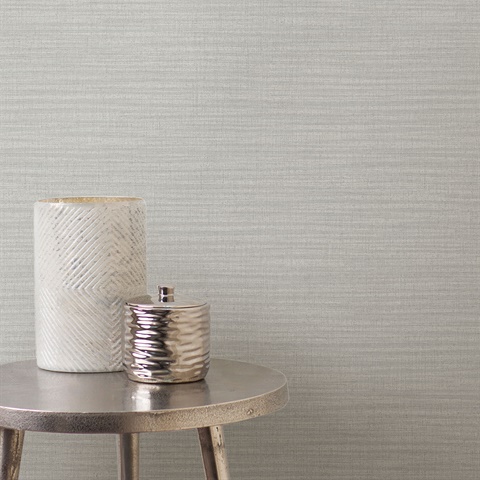 2836-MKE-3110 Perdita Grey Linen Wallpaper
