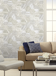 Hexagon Stone Wallpaper, ET4023