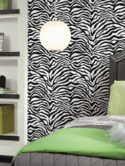 KD1798 Animal Magnetism Zebra Stripe Wallpaper
