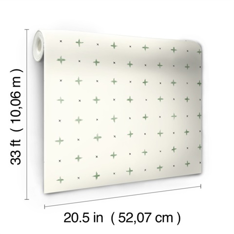Green Cross Stitch Wallpaper