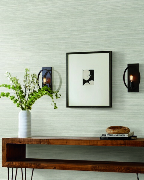 PSW1279RL, Grasscloth Wood and Stone Premium Peel 