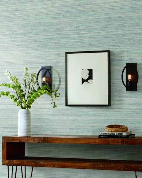 PSW1281RL, Grasscloth Wood and Stone Premium Peel 
