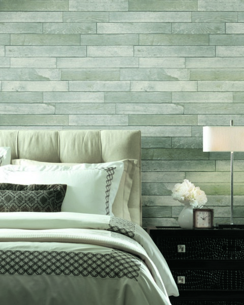 PSW1295RL, Grasscloth Wood and Stone Premium Peel 