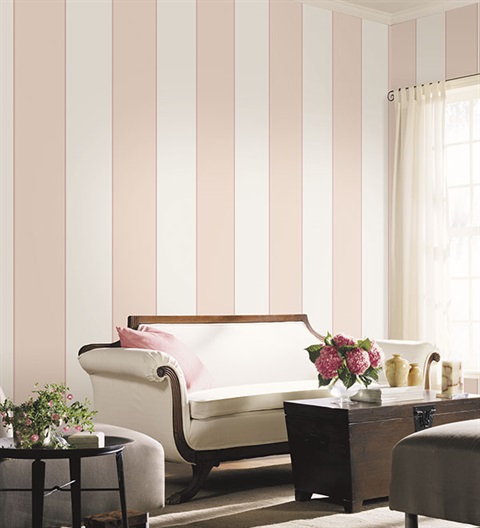 Pink and Grey Extra Wide Stripes SY33971