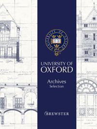 University of Oxford Archives Selection by Brewster