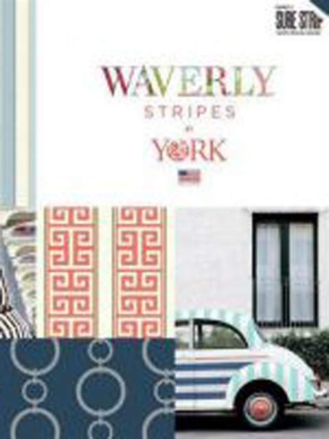 Waverly Stripes Wallpaper Book By York