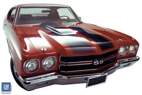 1970 Chevelle SS-396 Peel and Stick