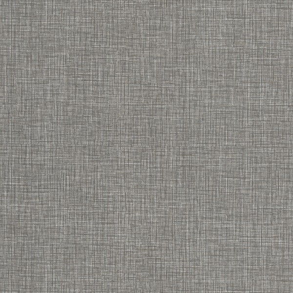 54" Wide Beau Dark Grey Faux Fabric Wallpaper