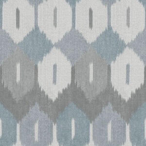 Abilene Denim Ikat Wallpaper
