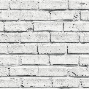 Abner White Brick Wallpaper
