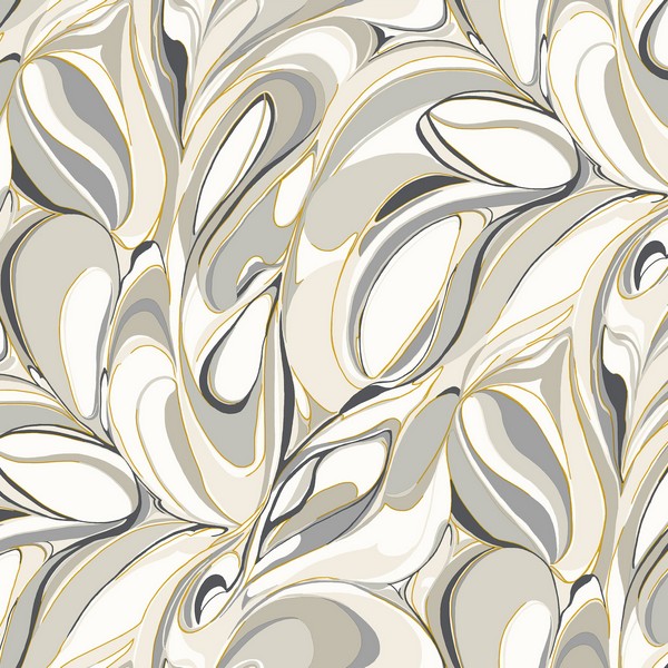 Achate Black & Grey Wallpaper