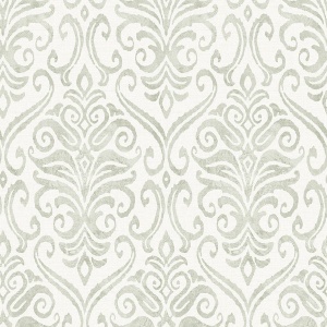 Adavu Sage Damask Wallpaper
