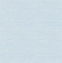 Agave Bliss Sky Blue Faux Grasscloth