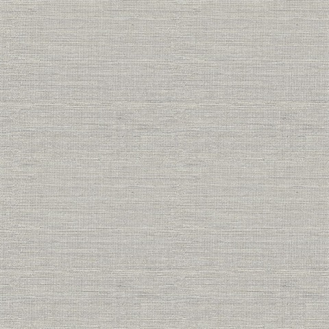 Agave Dove Faux Grasscloth Wallpaper