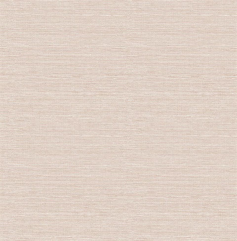 Agave Light Pink Faux Grasscloth Wallpaper