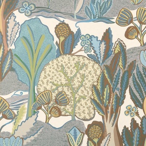 Albero Sage and Beige Wallpaper
