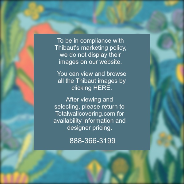 Albero Tangerine and Turquoise Wallpaper