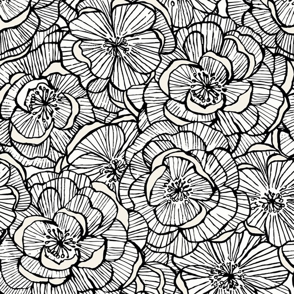 Alejandra Floral Metallic Ivory & Nightfall Wallpaper