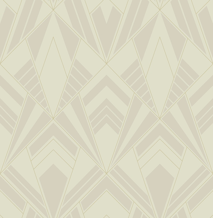 Allenby Pearl Flocked Wallpaper