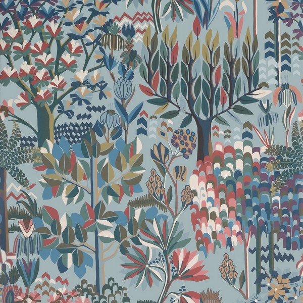 Alpine Spa Blue Wallpaper