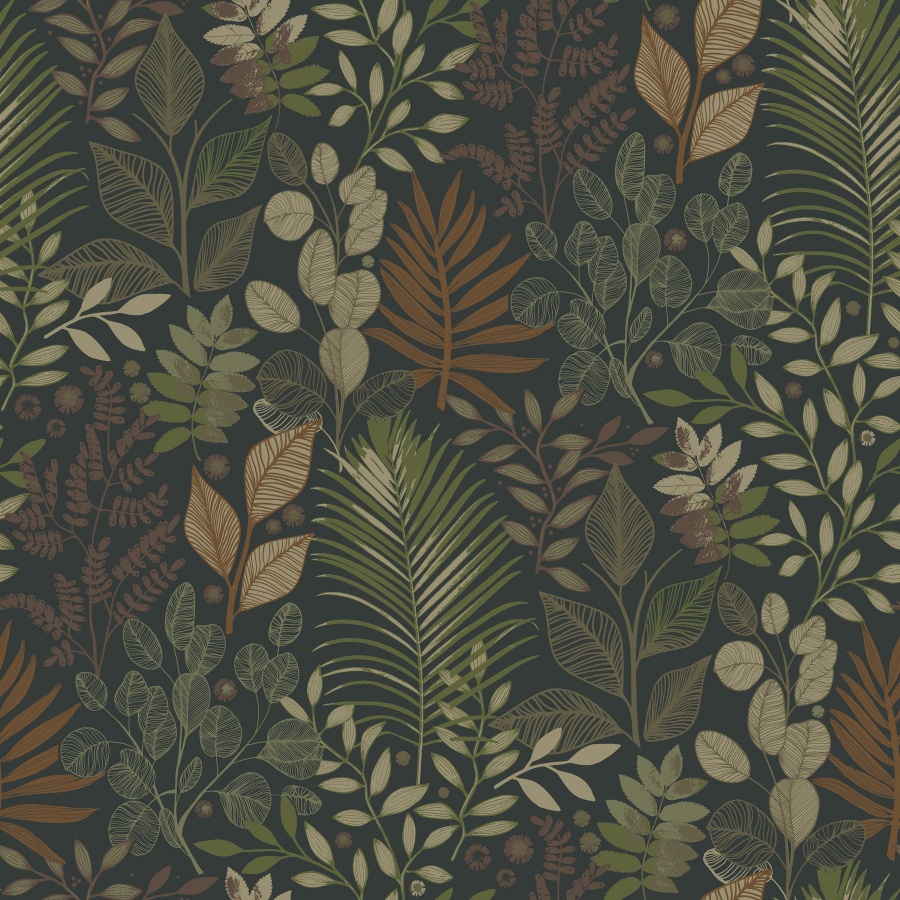 Ängslycka Black Wallpaper