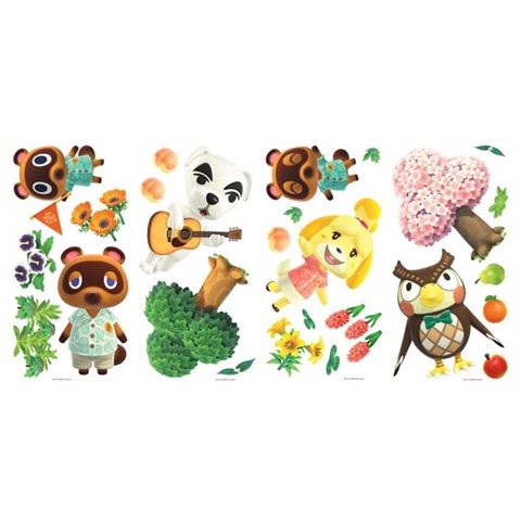 Animal Crossing Peel And Stick Wall Decals