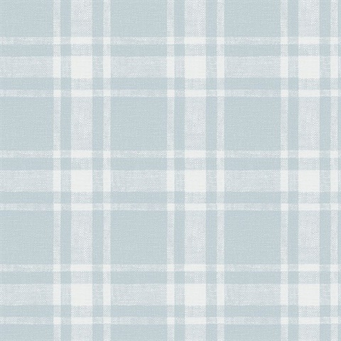 Antoine Sky Blue Flannel Wallpaper