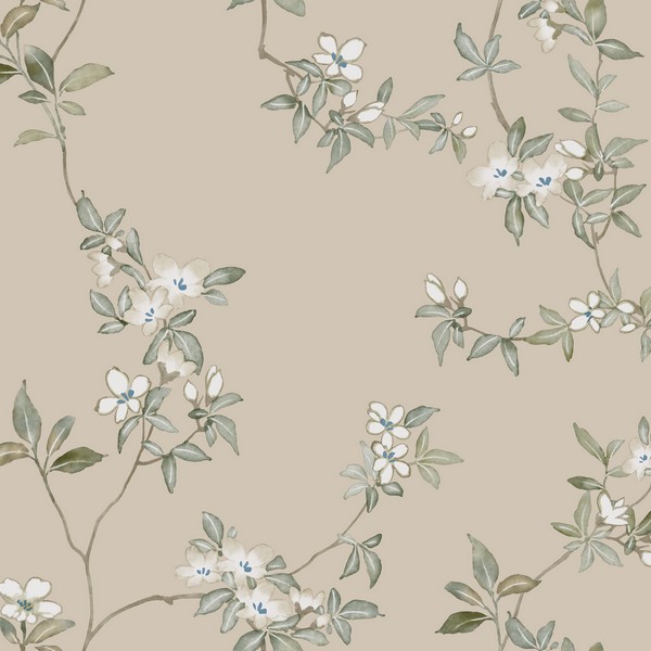 April Blossom Taupe Wallpaper