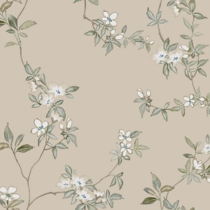 April Blossom Taupe Wallpaper