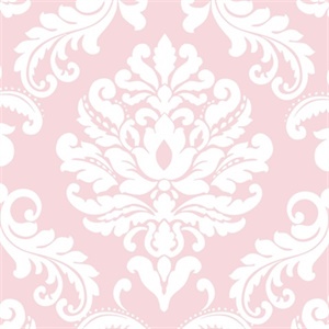 Pink Ariel Peel & Stick Wallpaper