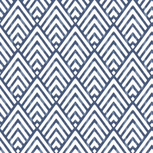 Arrowhead Deep Blue Peel & Stick Wallpaper