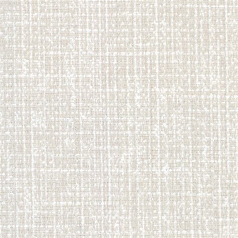 Arya Ivory Fabric Texture Wallpaper