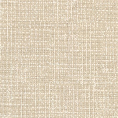 Arya Cream Fabric Texture Wallpaper