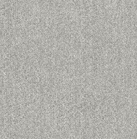 Ashbee Dark Grey Faux Tweed Wallpaper