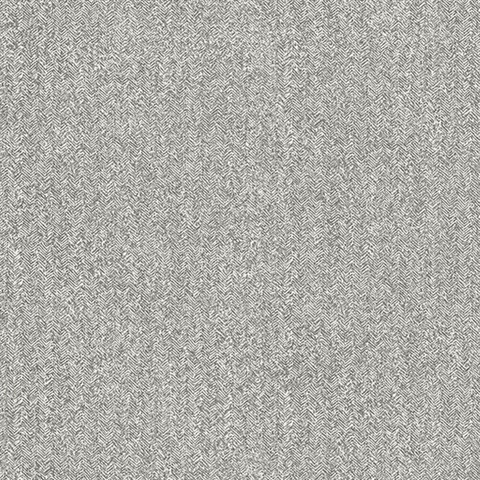 Ashbee Dark Grey Tweed Wallpaper