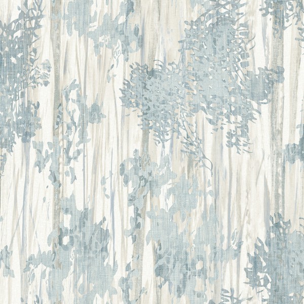 Aspen Grove Blue Wallpaper