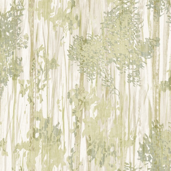 Aspen Grove Green Wallpaper