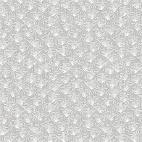 Asteria Grey Fan Wallpaper