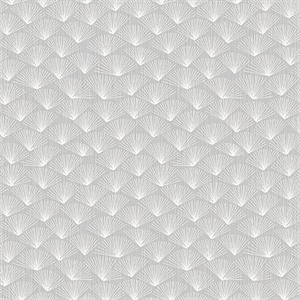 Asteria Grey Fan Wallpaper