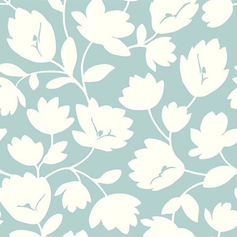 Astrid Taupe Floral Wallpaper
